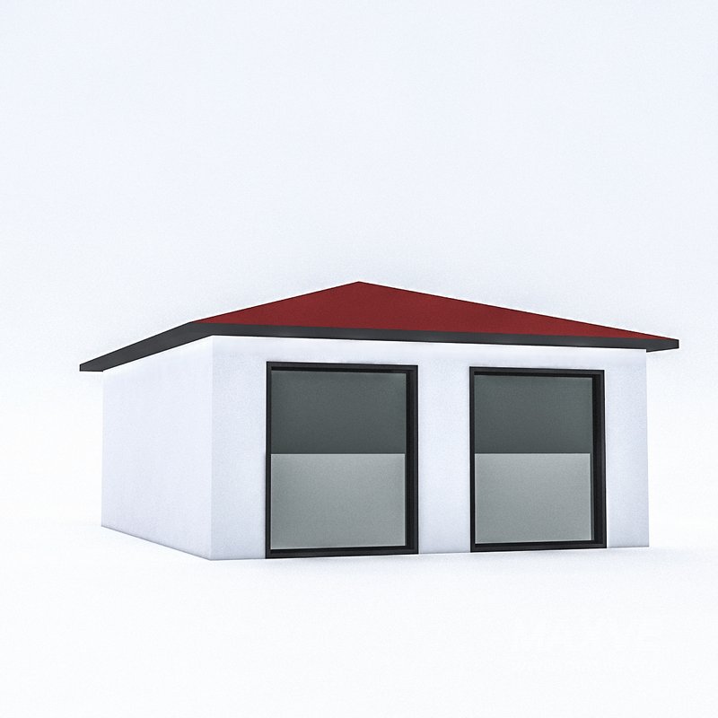 Cartoon Boildings Pack 3D model - Image 13