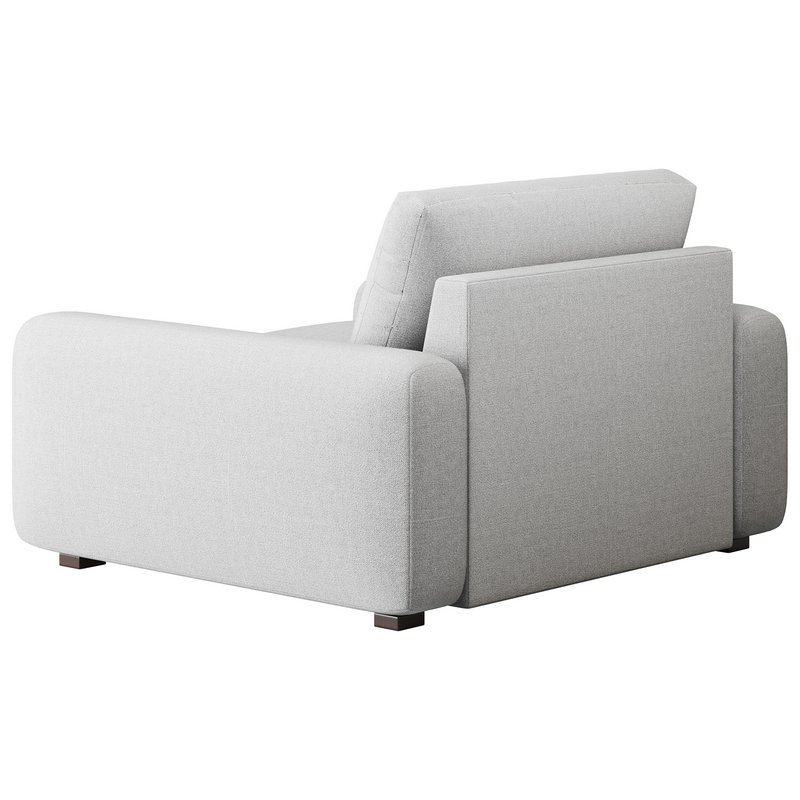 SERRAT WHITE PERFORMANCE FABRIC CHAIR AND A HALF - Image 12