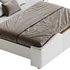 Modern Off-White Upholstered Tufted King Bed - Thumbnail 14