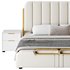 Upholstered Headboard Bed Frame Modern Panel Bed I - Thumbnail 15