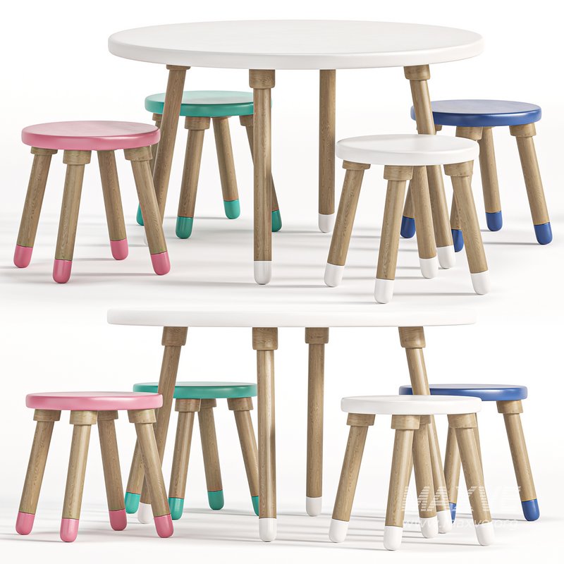 Cocuk Masasi Silla Y Infantiles, children’s desk chair by Ecmarvellous - Image 1