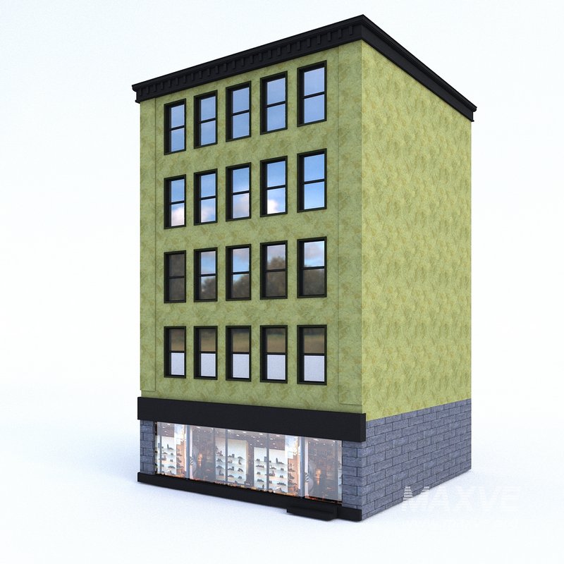 3D Buildings City Set model - Image 14