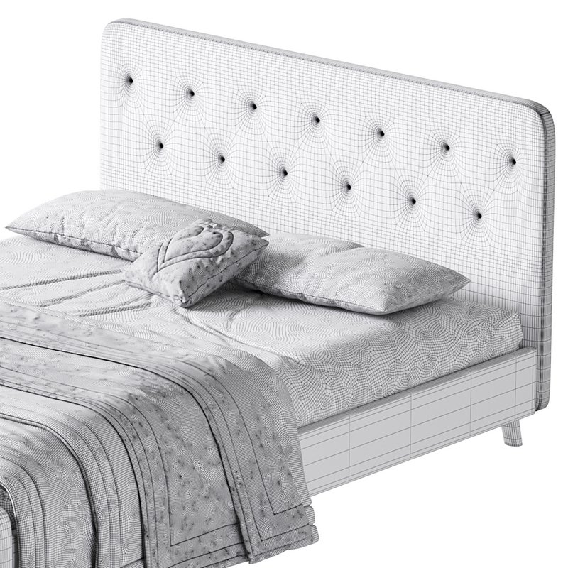 Emmerson Upholstered Low Rise Bed Frame - Image 14