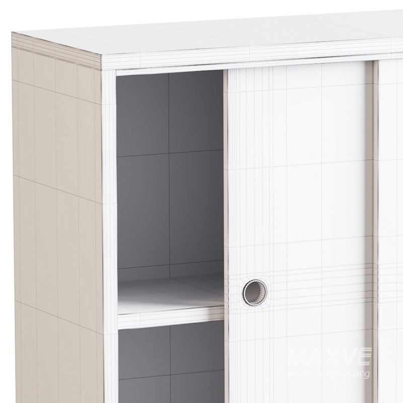 Living Room Contemporary Manufactured Wood Sideboard with Doors - Image 14