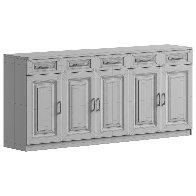 Modern Wood Sideboard Credenza 1 - Image 14