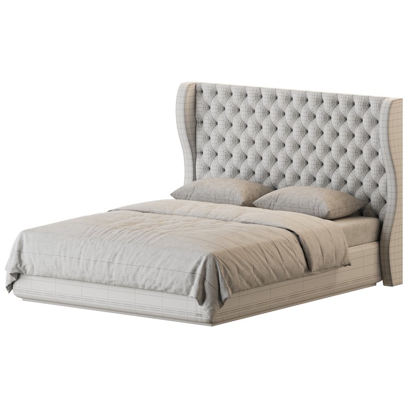 Quilting Upholstered Bed With Storage - Image 13