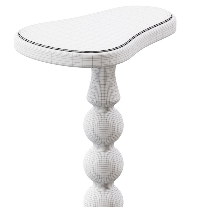 Retro Solid Wood Side Table - Image 14