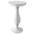 Modern Acrylic Clear Round End Table with Pedestal - Thumbnail 14