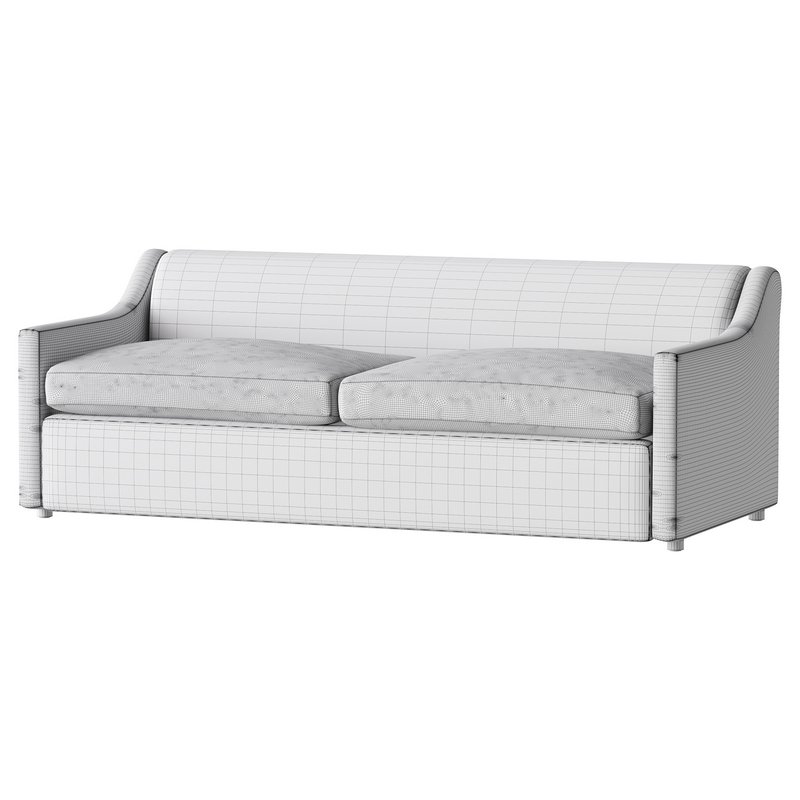 GREY PERFORMANCE FABRIC SLEEPER SOFA - Image 14