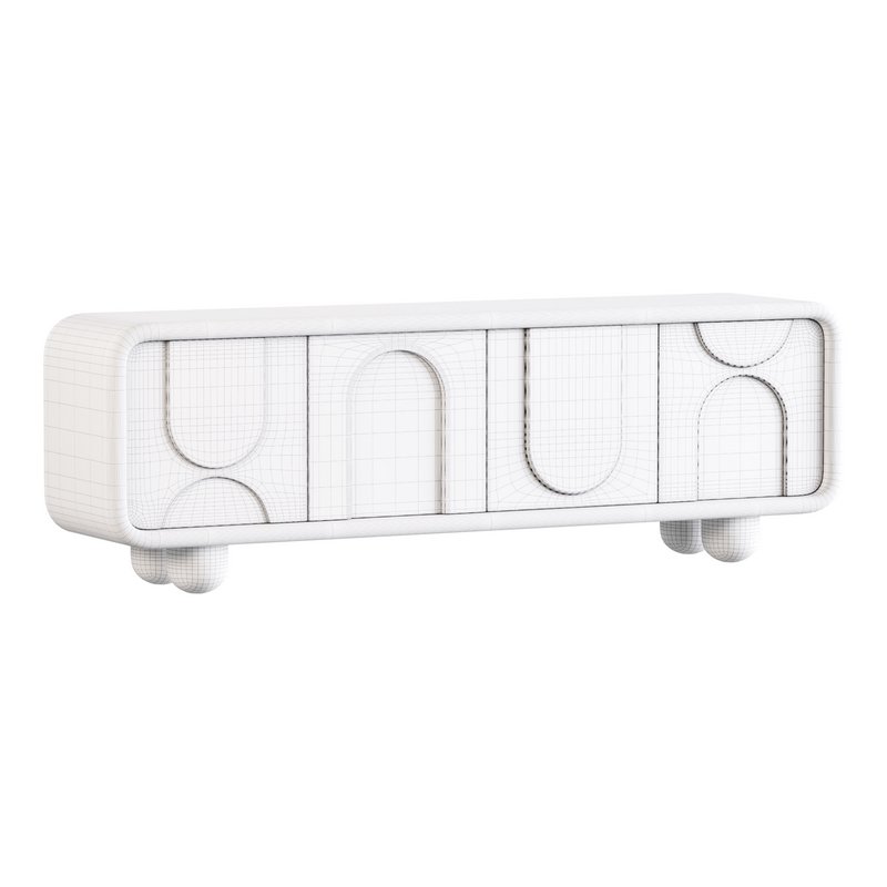 French floor standing TV cabinet - Image 14