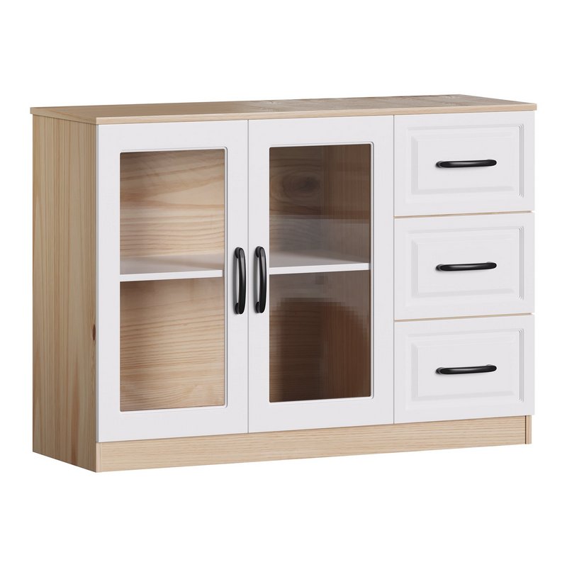 Modern Wood Buffet Cabinet 2 - Image 1
