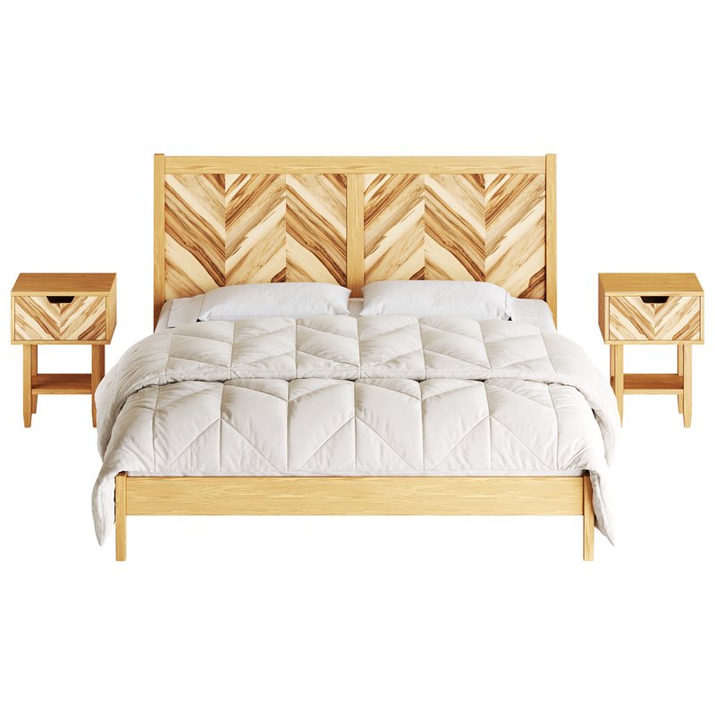 Paxton Wooden Bed - Image 14