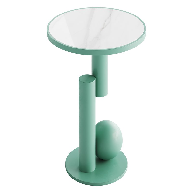 Simple Round Side Table - Image 14