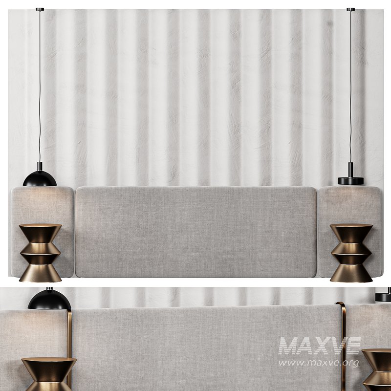 Wall composition bedroom headboard kit - Image 3