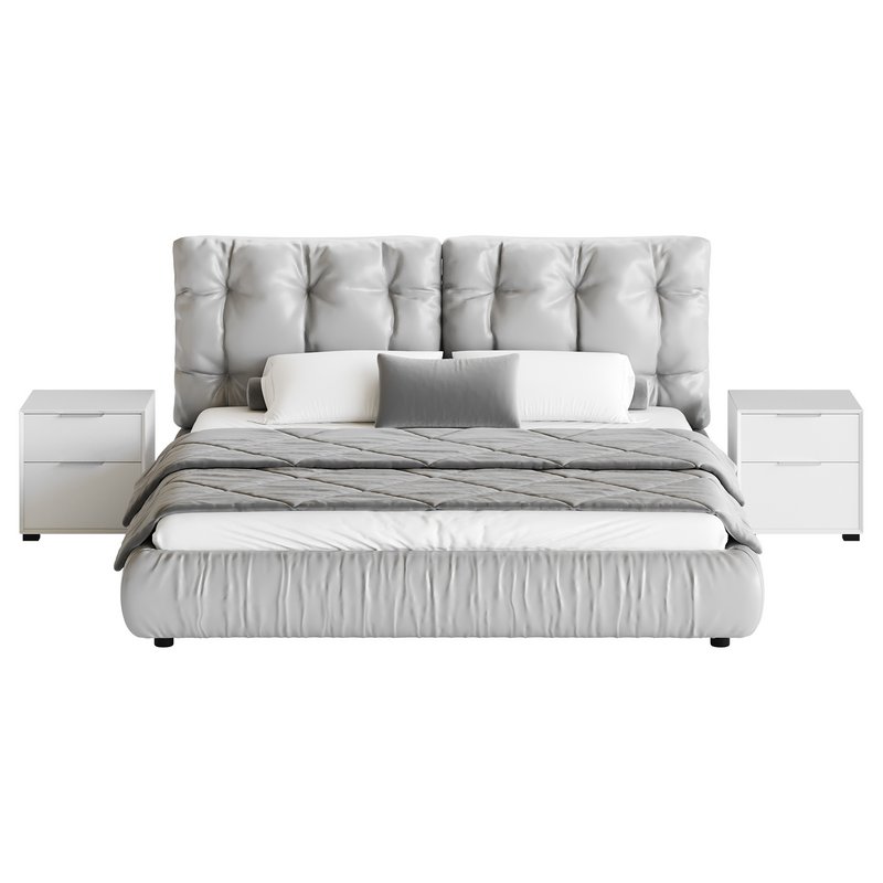 Modern Bed Frame Foam Standard Bed - Image 14