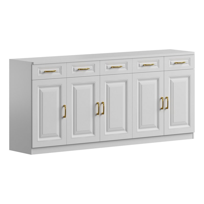 Modern Wood Sideboard Credenza 1 - Image 1