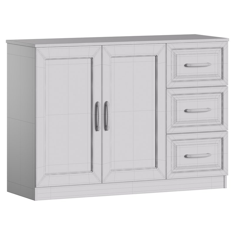 Modern Wood Buffet Cabinet 2 - Image 15