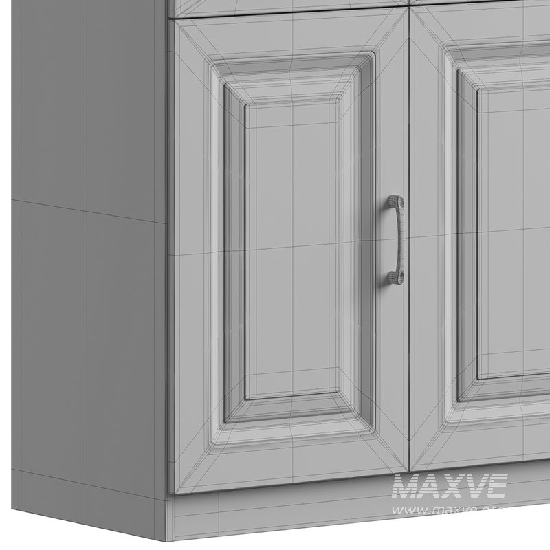 Modern Wood Sideboard Credenza 3 - Image 14