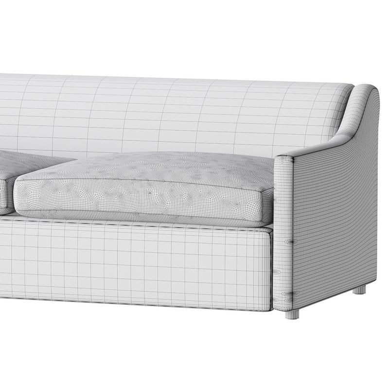 GREY PERFORMANCE FABRIC SLEEPER SOFA - Image 15