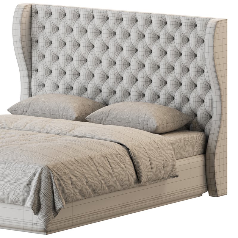 Quilting Upholstered Bed With Storage - Image 15