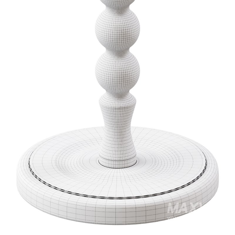 Retro Solid Wood Side Table - Image 15