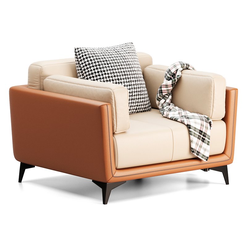 Leather armchair - Image 1