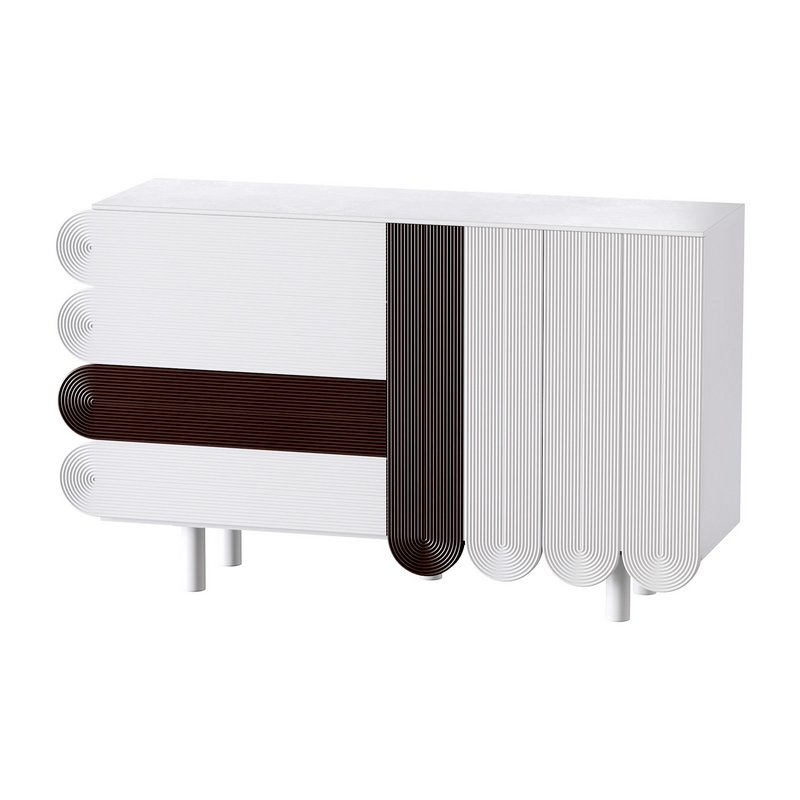 Modern White Sideboard - Image 1