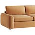WHITE PERFORMANCE FABRIC APARTMENT SOFA - Thumbnail 15