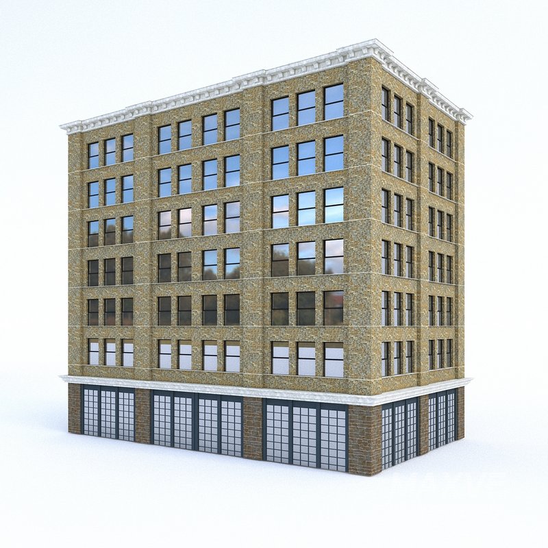 3D Buildings City Set model - Image 17