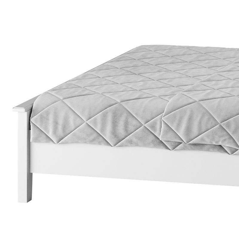 Faux Leather Upholstered Headboard Bed - Image 15