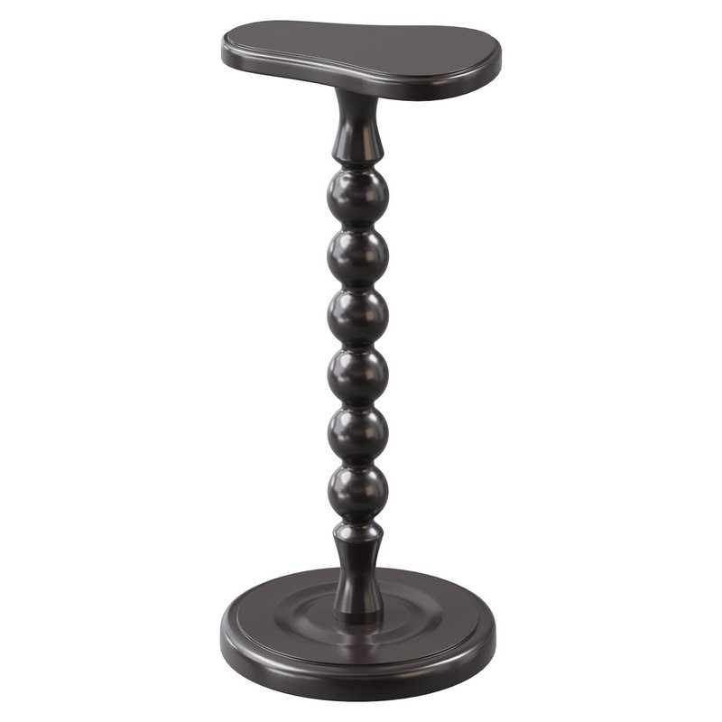 Retro Solid Wood Side Table - Image 1