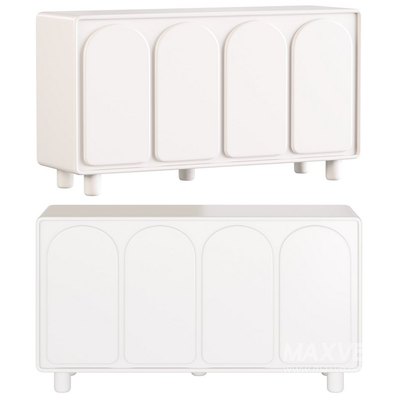 Living Room White Sideboard - Image 1