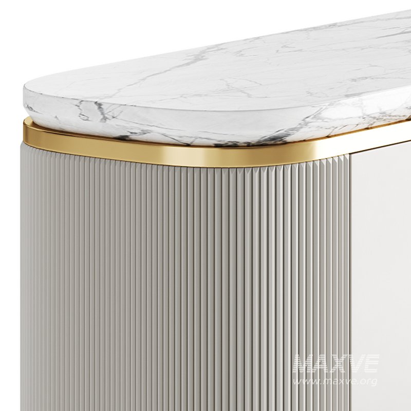 Sideboard Buffet Faux Marble - Image 15