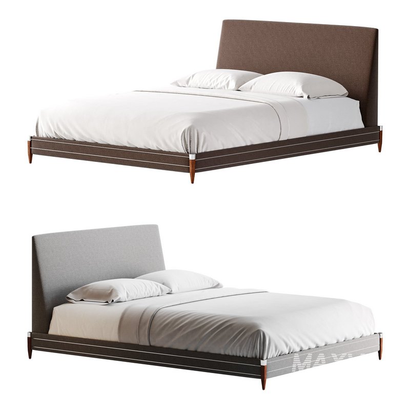 TIBURON MINK UPHOLSTERED QUEEN BEDl - Image 1