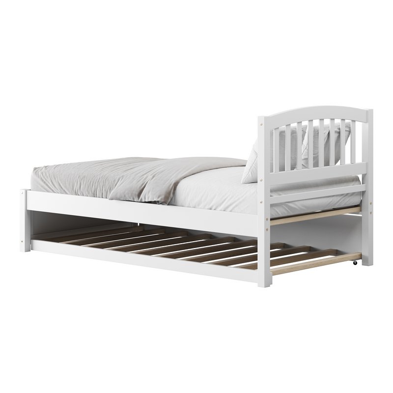 Twin Size Platform Bed Wood Bed - Image 15