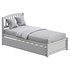 Twin Size Platform Bed Wood Bed - Thumbnail 16