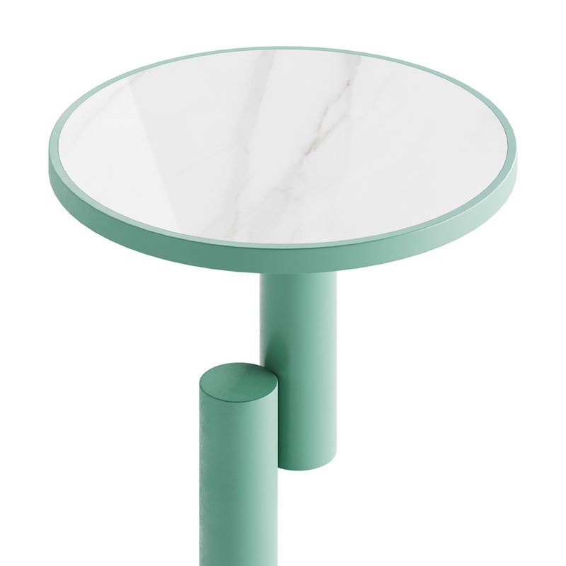 Simple Round Side Table - Image 16