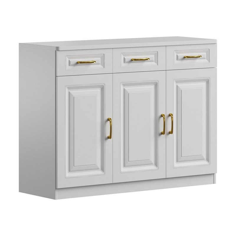 Modern Wood Sideboard Credenza 3 - Image 1