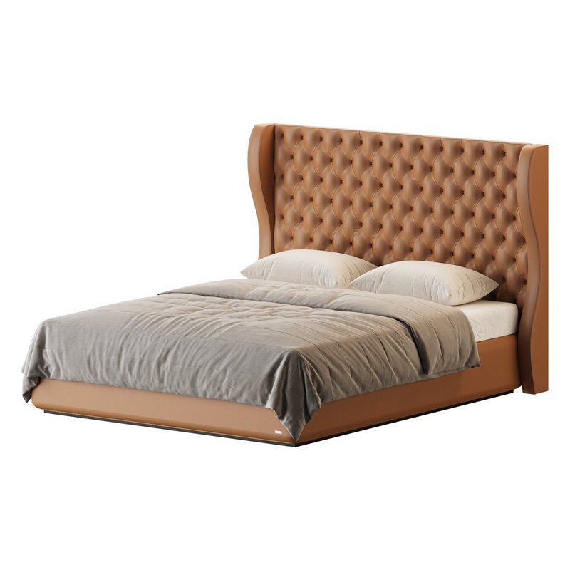 Quilting Upholstered Bed With Storage - Image 1