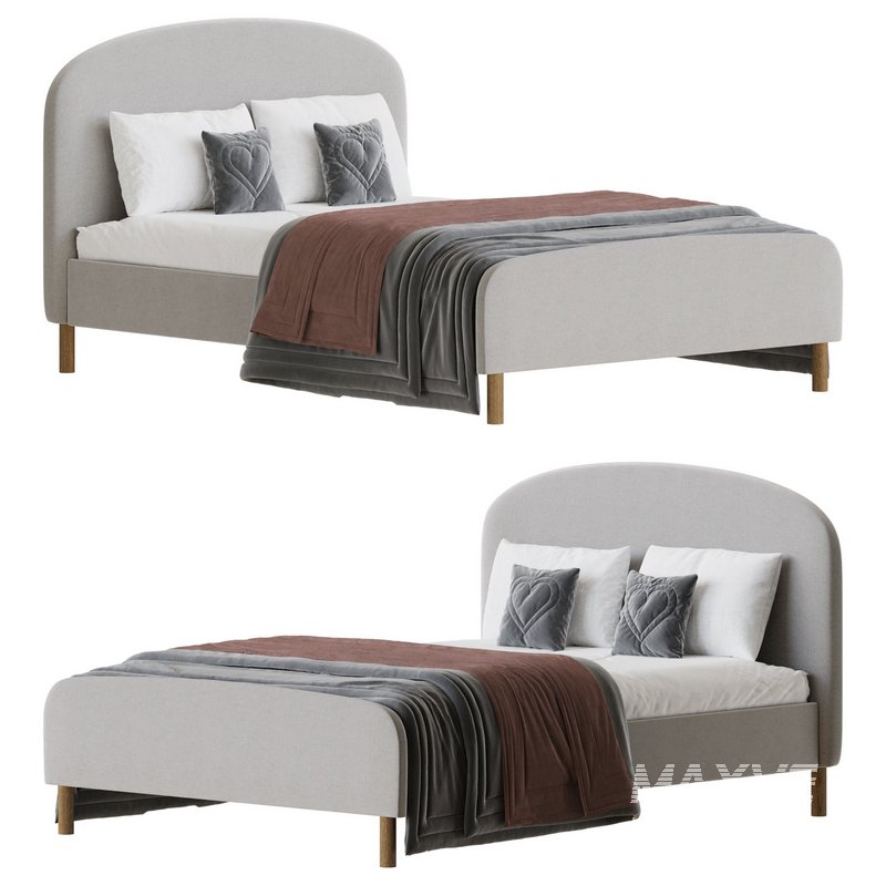 Shilton Upholstered Bed Frame - Image 1