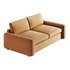WHITE PERFORMANCE FABRIC APARTMENT SOFA - Thumbnail 17