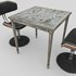 3D old chair and table - Thumbnail 4