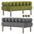 Oxley Savona Brushed Brass Bench - Thumbnail 3