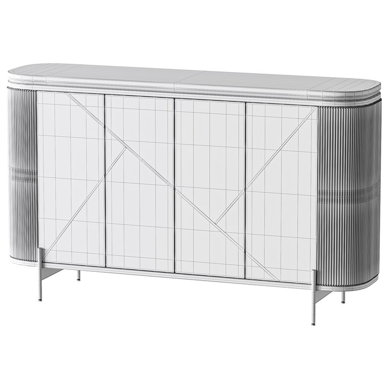 Sideboard Buffet Faux Marble - Image 17