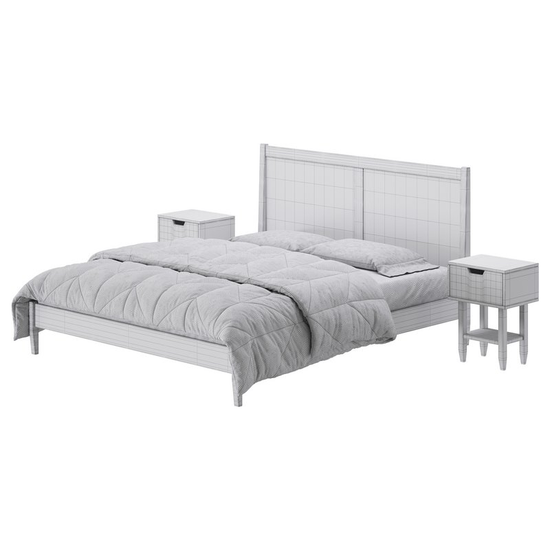 Paxton Wooden Bed - Image 17
