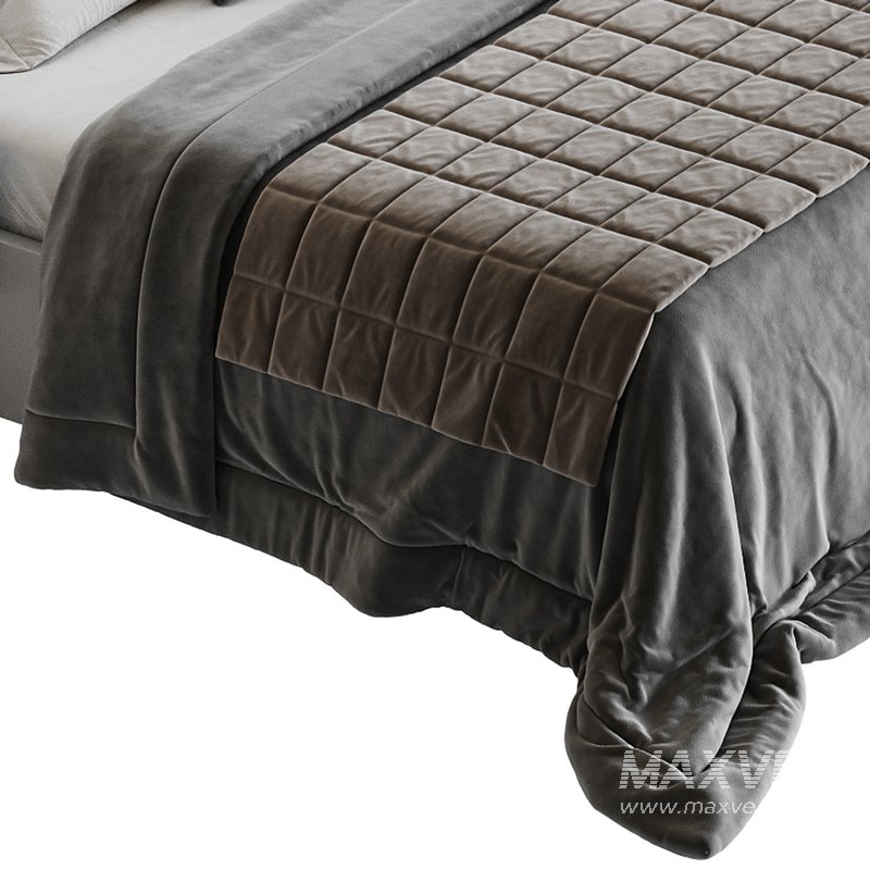 Modern Beige King Size Bed - Image 18