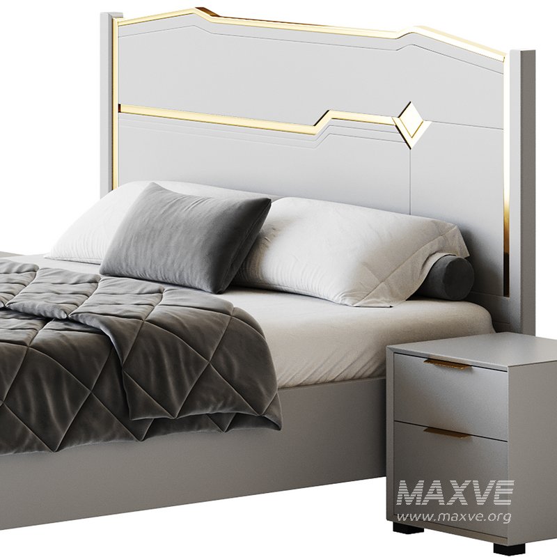 Modern White Bed I - Image 18