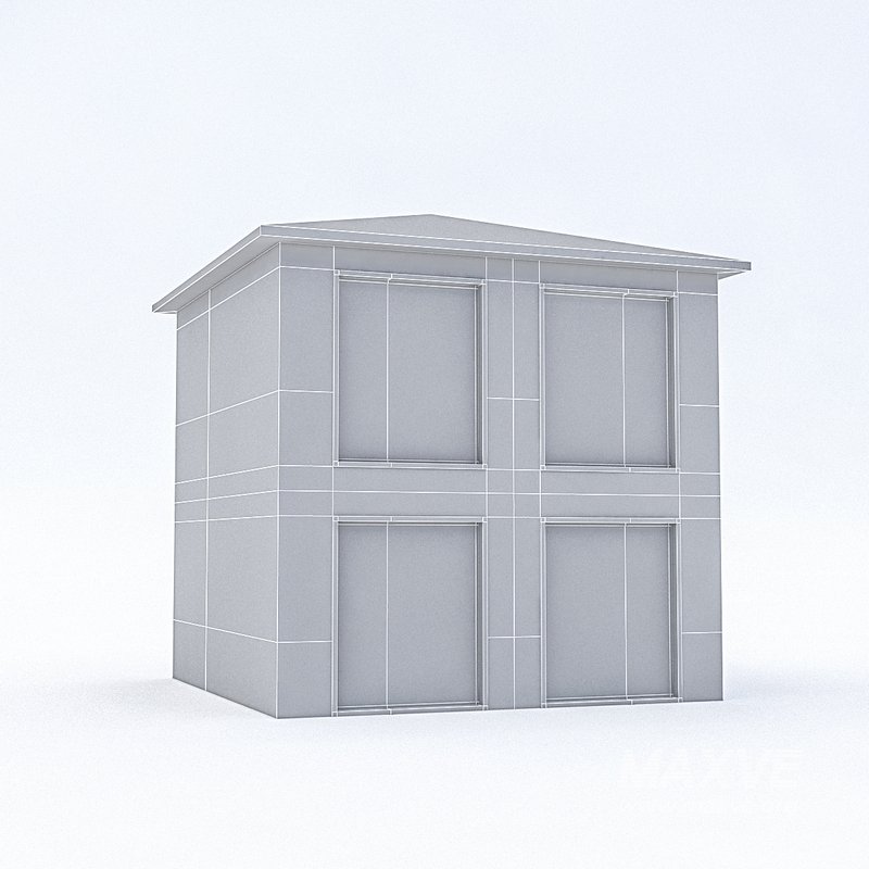 Cartoon Boildings Pack 3D model - Image 15