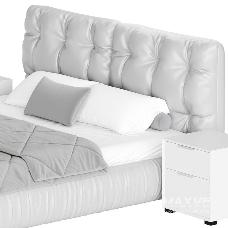 Modern Bed Frame Foam Standard Bed - Image 17