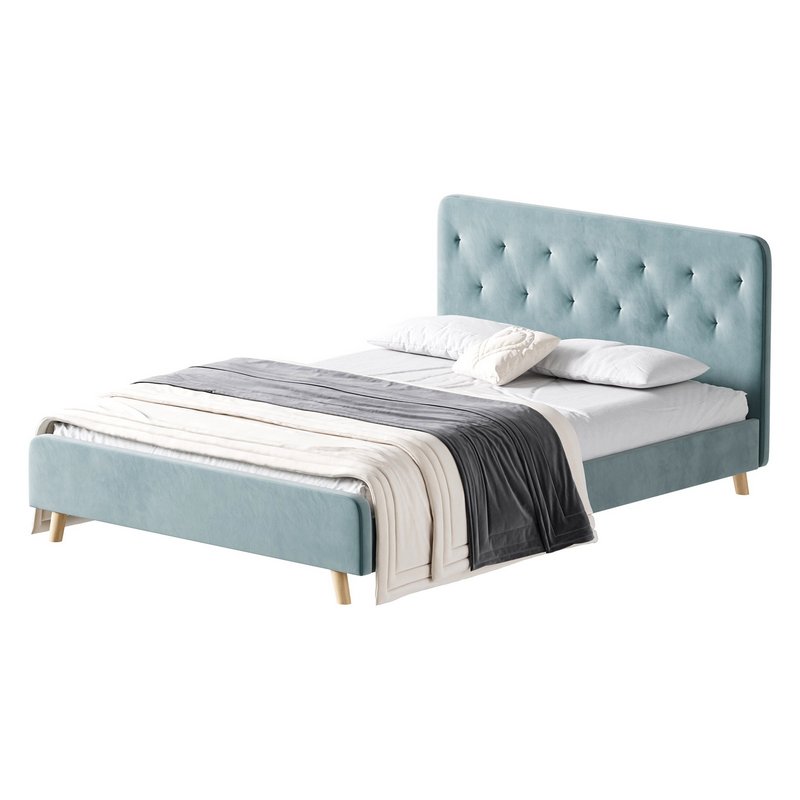 Emmerson Upholstered Low Rise Bed Frame - Image 1